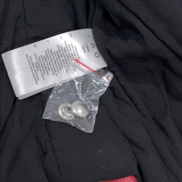 Iro Han burgundy red leather jacket size 40 - Picture 11 of 16